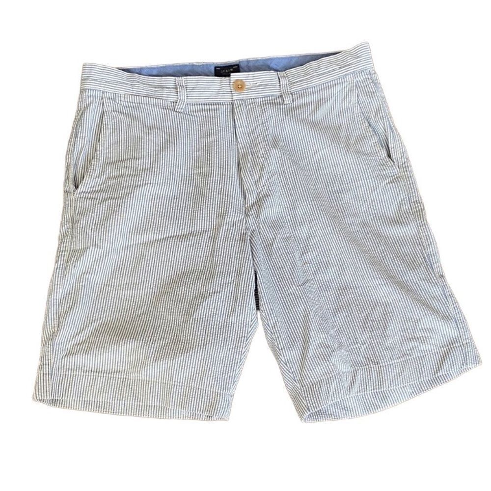 J. Crew Club Short Seersucker shorts Summer Preppy 32